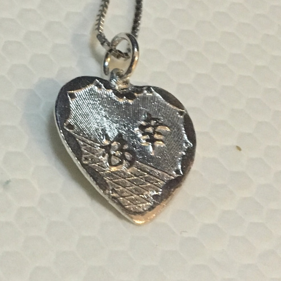 Rat Zodiac Heart Pendant 